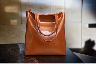 diana™ – klassisk tote taske i læderlook