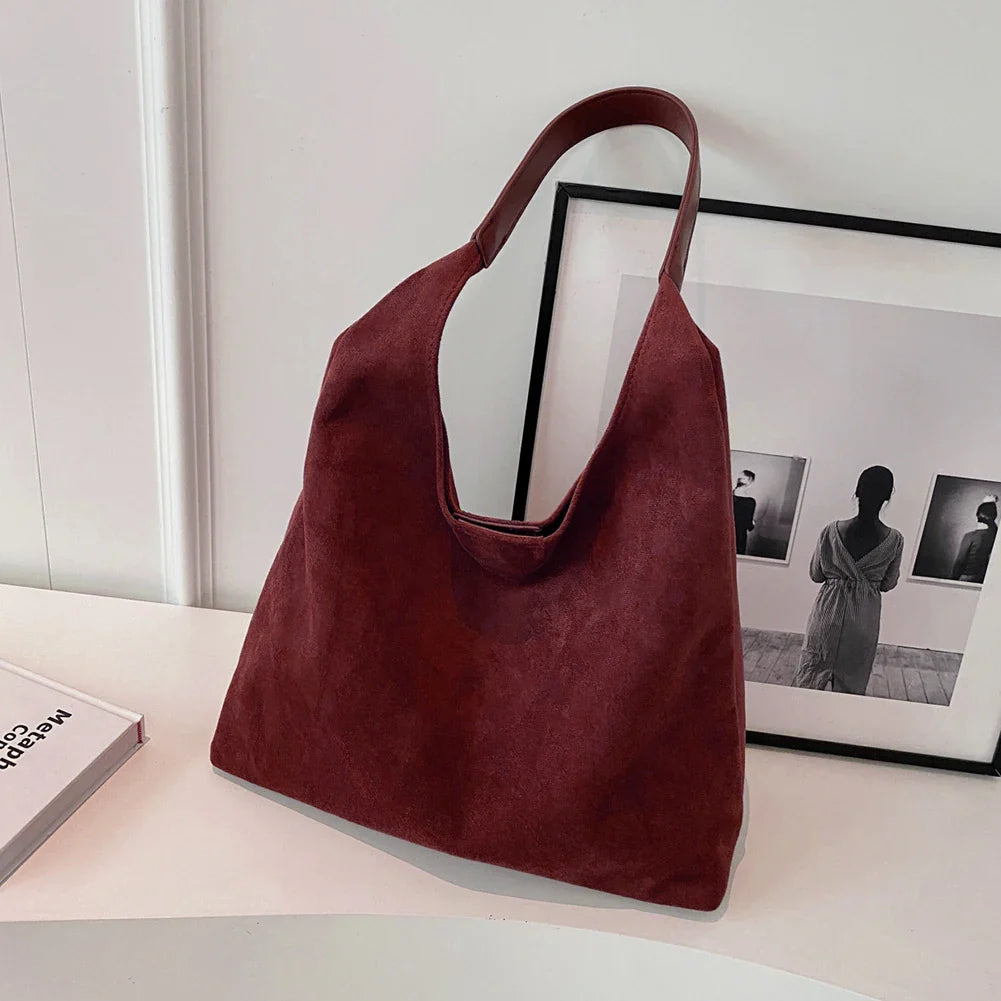 liv™ – afslappet hobo taske i læderlook
