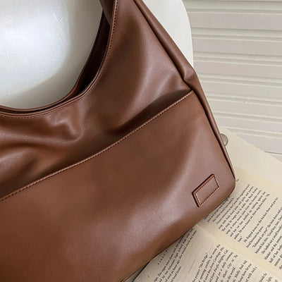 liv™ – afslappet hobo taske i læderlook