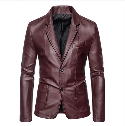 Rasmus™ Urban – Slim-fit blazer i kunstlæder (flere farver)