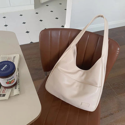 liv™ – afslappet hobo taske i læderlook