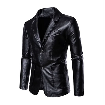 Rasmus™ Urban – Slim-fit blazer i kunstlæder (flere farver)