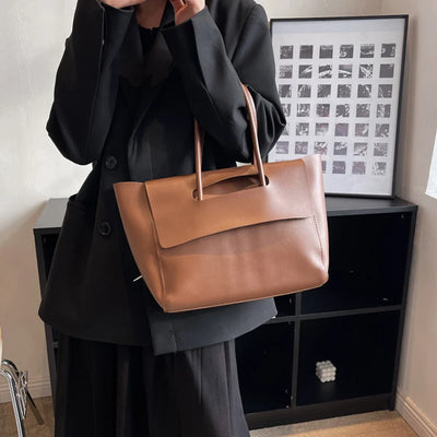 tova™ – minimalistisk skuldertaske i kunstlæder