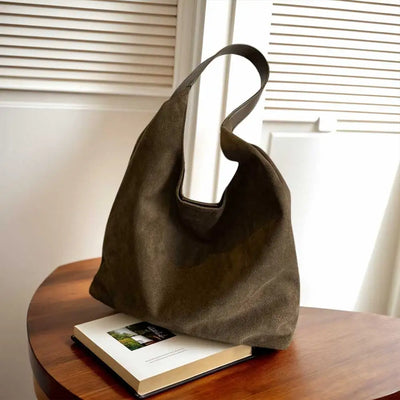 liv™ – afslappet hobo taske i læderlook