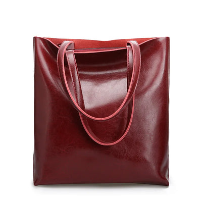 diana™ – klassisk tote taske i læderlook