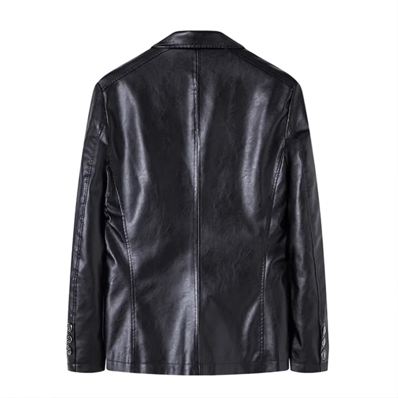 Rasmus™ Urban – Slim-fit blazer i kunstlæder (flere farver)