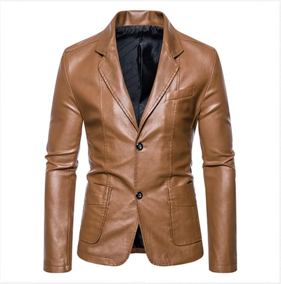 Rasmus™ Urban – Slim-fit blazer i kunstlæder (flere farver)
