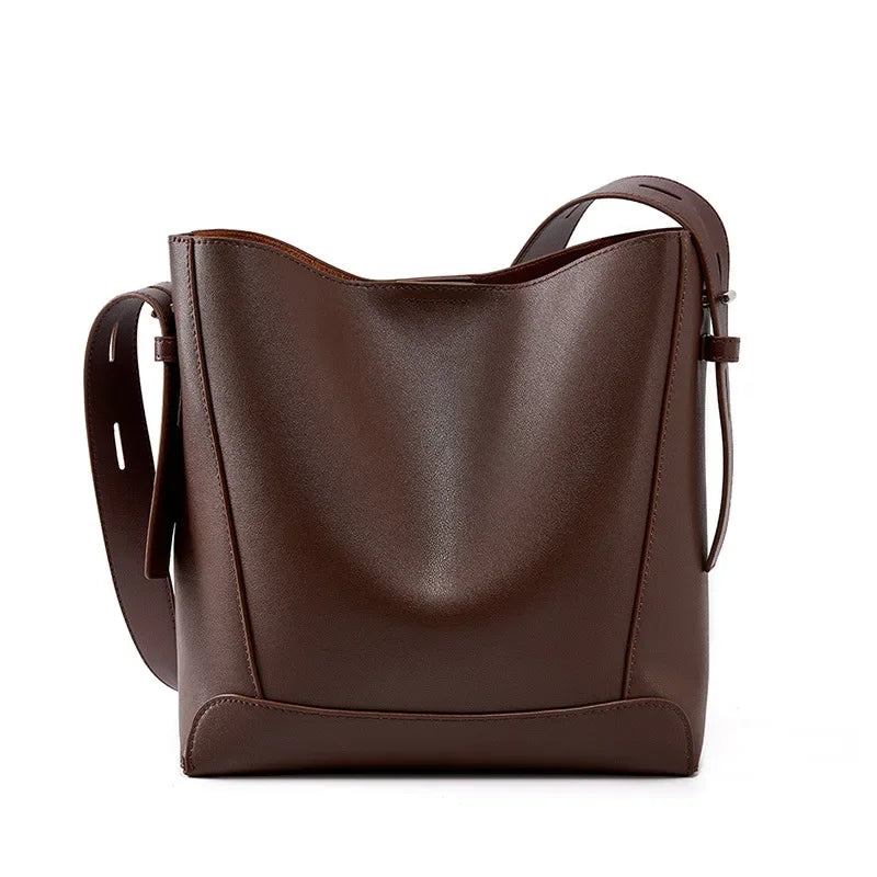 tine™ – elegant sandfarvet skuldertaske med bæltehank