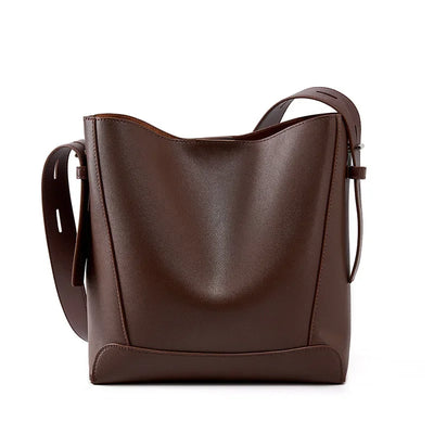 tine™ – elegant sandfarvet skuldertaske med bæltehank