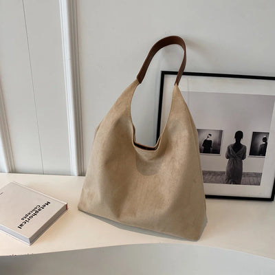liv™ – afslappet hobo taske i læderlook