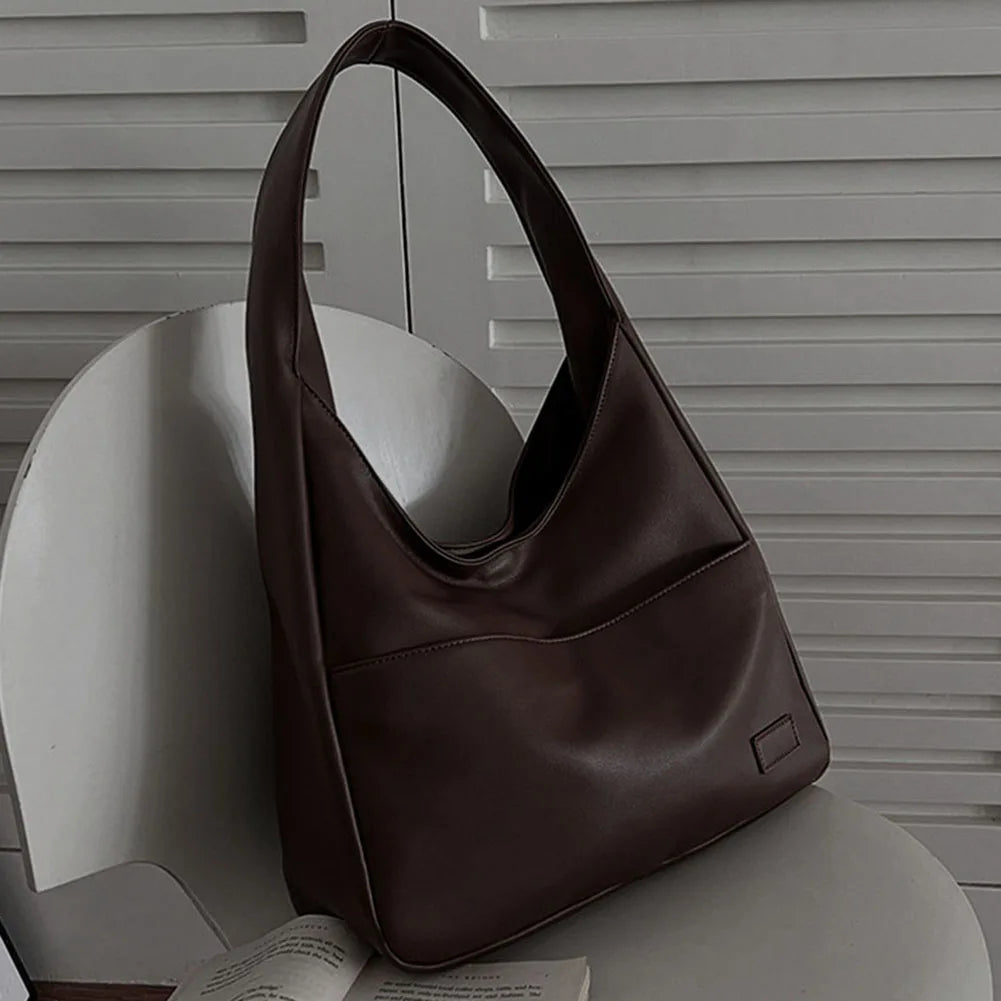 liv™ – afslappet hobo taske i læderlook