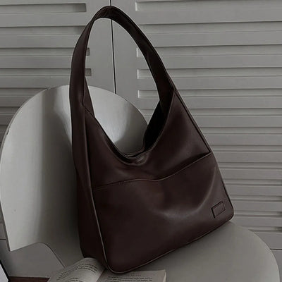liv™ – afslappet hobo taske i læderlook