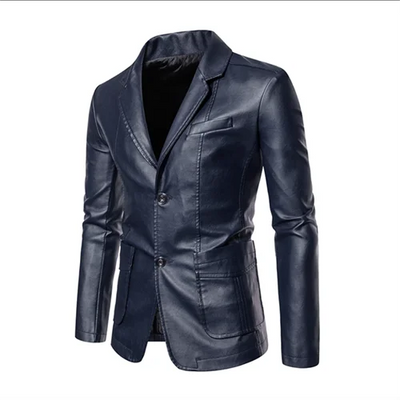 Rasmus™ Urban – Slim-fit blazer i kunstlæder (flere farver)