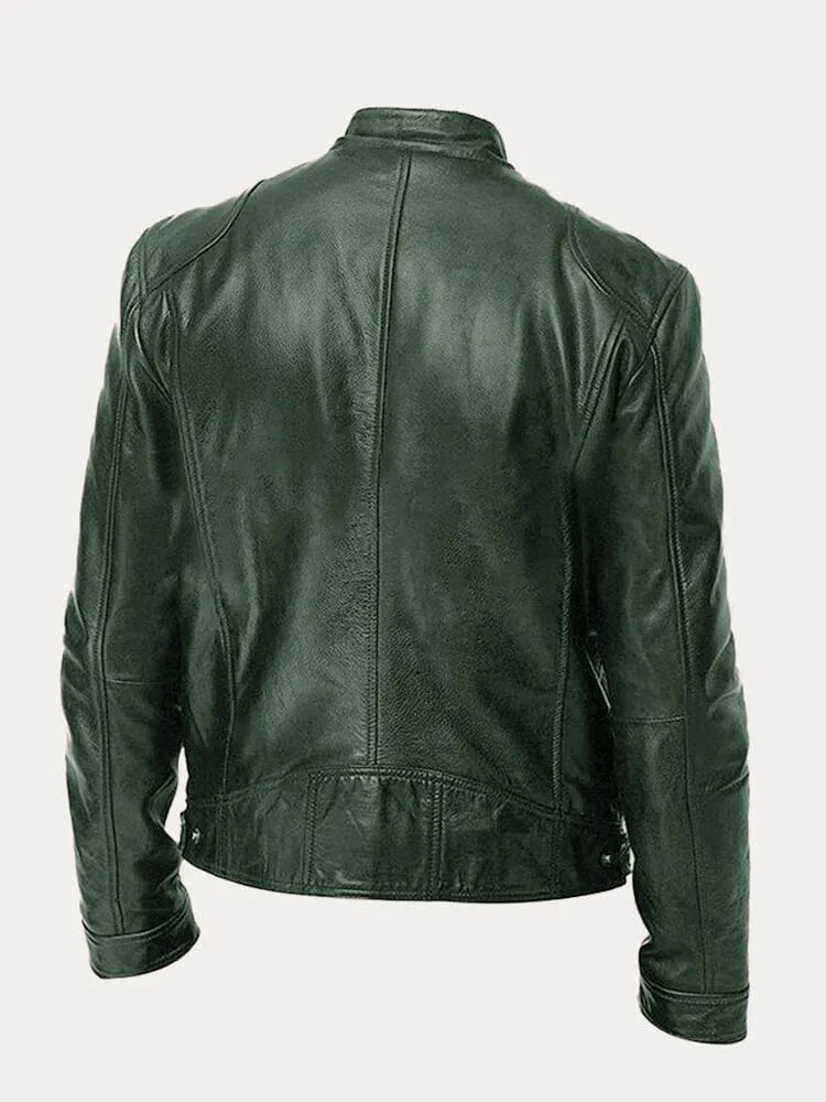 Victor Casual Læderjakke™: Tidløst Design og Komfort