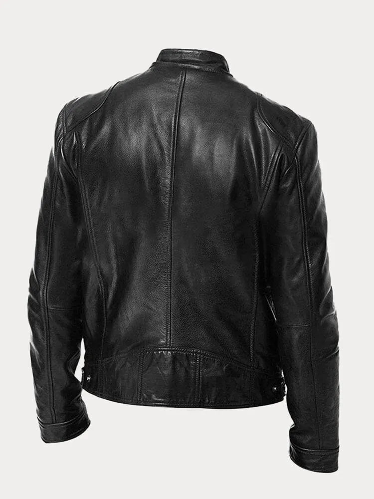 Victor Casual Læderjakke™: Tidløst Design og Komfort