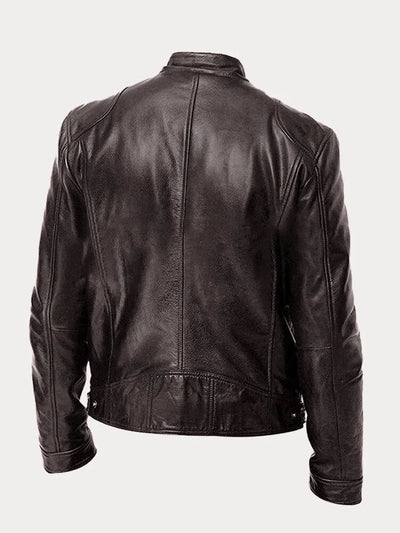 Victor Casual Læderjakke™: Tidløst Design og Komfort