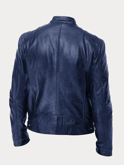 Victor | Casual Læderjakke: Tidløst Design og Komfort
