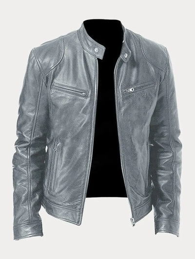 Victor Casual Læderjakke™: Tidløst Design og Komfort