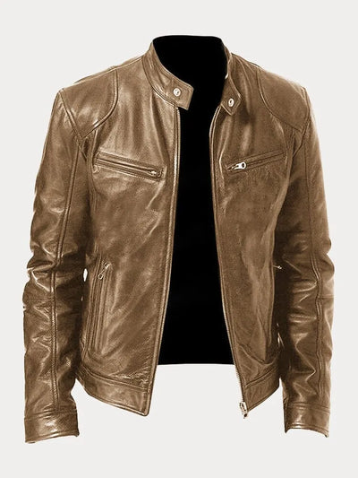 Victor Casual Læderjakke™: Tidløst Design og Komfort