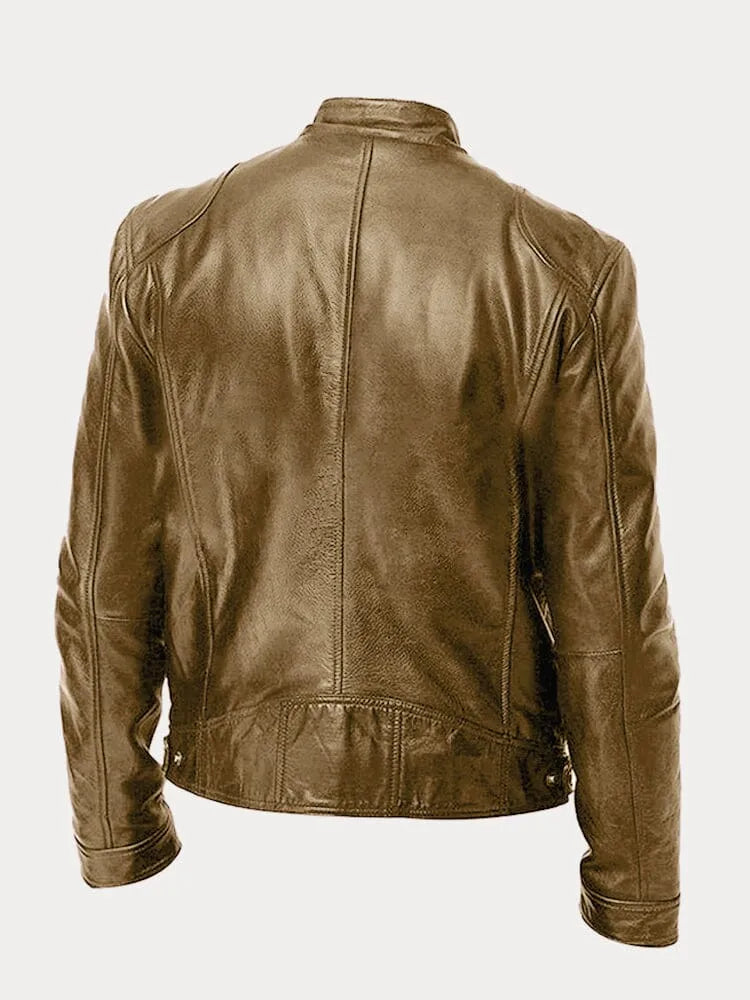 Victor Casual Læderjakke™: Tidløst Design og Komfort