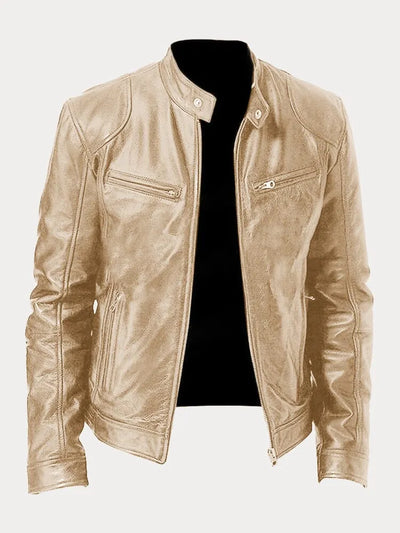Victor Casual Læderjakke™: Tidløst Design og Komfort