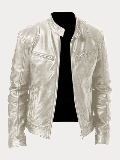 Victor Casual Læderjakke™: Tidløst Design og Komfort