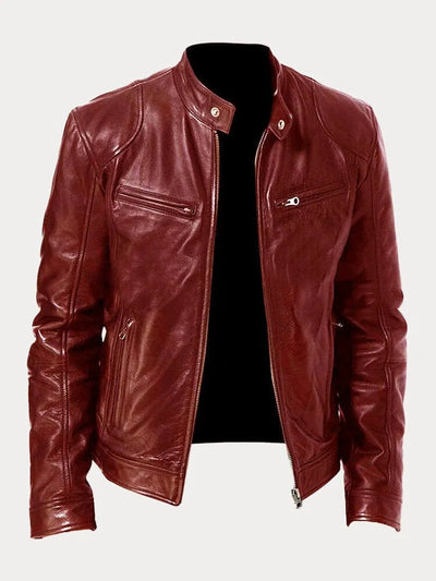 Victor Casual Læderjakke™: Tidløst Design og Komfort