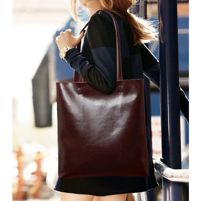 diana™ – klassisk tote taske i læderlook