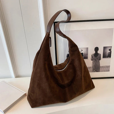 liv™ – afslappet hobo taske i læderlook