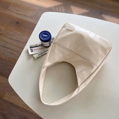 liv™ – afslappet hobo taske i læderlook