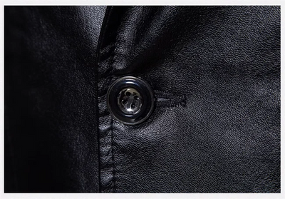 Rasmus™ Urban – Slim-fit blazer i kunstlæder (flere farver)
