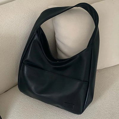 liv™ – afslappet hobo taske i læderlook