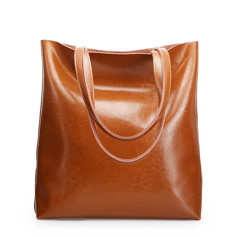 diana™ – klassisk tote taske i læderlook