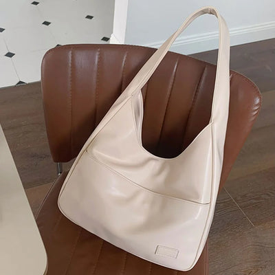 liv™ – afslappet hobo taske i læderlook