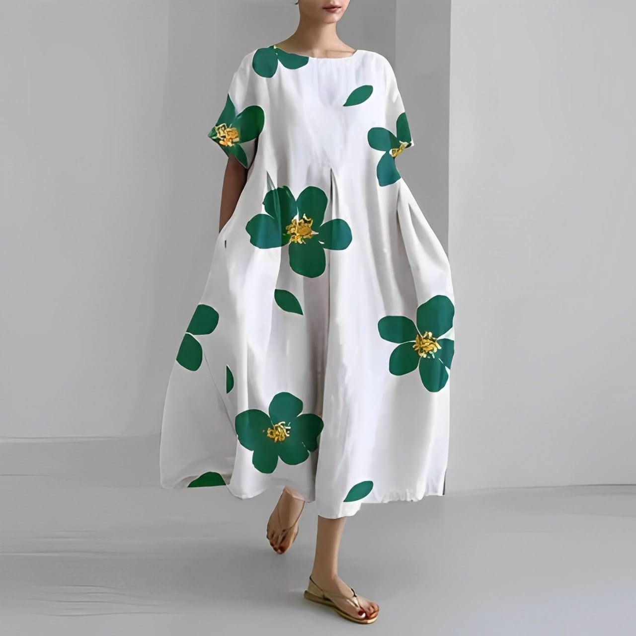 Claire™ | Boheme Kjole med Blomsterprint