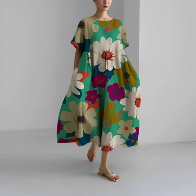 Claire™ | Boheme Kjole med Blomsterprint