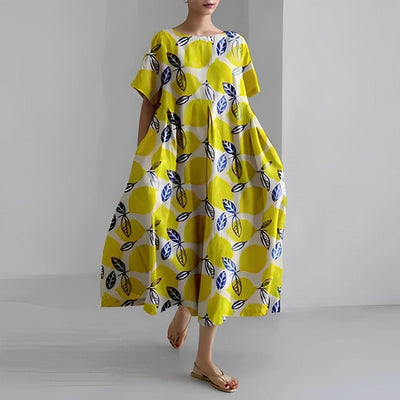 Claire™ | Boheme Kjole med Blomsterprint