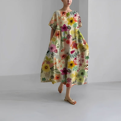 Claire™ | Boheme Kjole med Blomsterprint