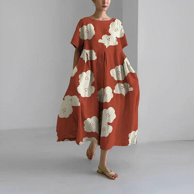 Claire™ | Boheme Kjole med Blomsterprint