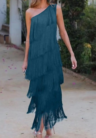 Beatrice™ | Elegant Kjole med Frynser
